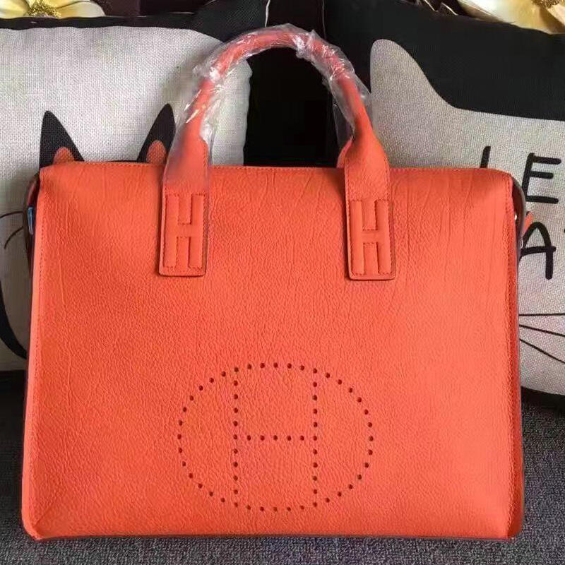エルメス HERMES  063-HE8813CS 2019年最新入荷 ブリーフケース トートバッグ ショルダーバッグ ビジネス メンズ かばんトゴ革