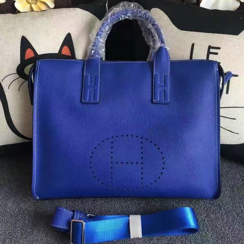 エルメス HERMES  HE8813DL 2019年最新入荷 ブリーフケース トートバッグ ショルダーバッグ ビジネス メンズ かばんトゴ革