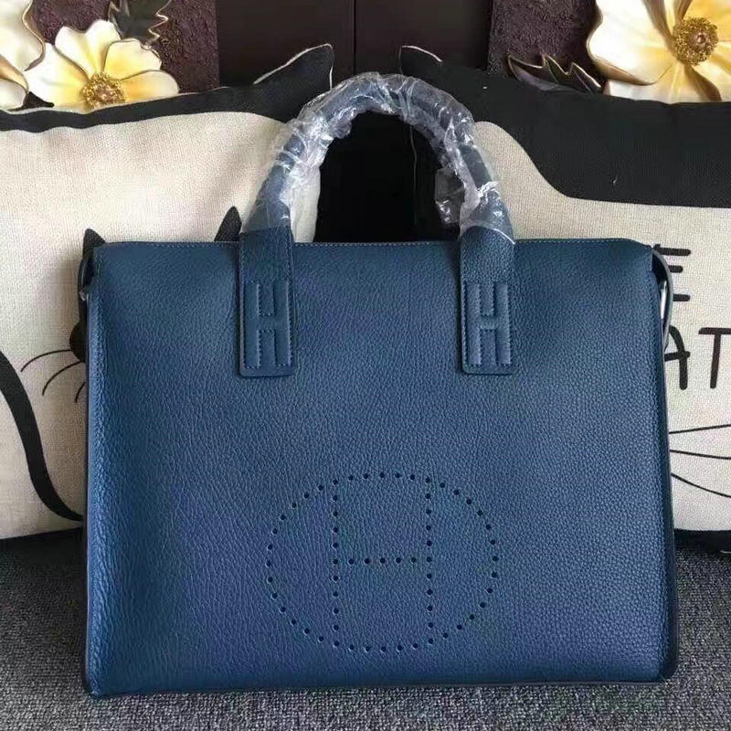 エルメス HERMES  063-HE8813SL 2019年最新入荷 ブリーフケース トートバッグ ショルダーバッグ ビジネス メンズ かばんトゴ革