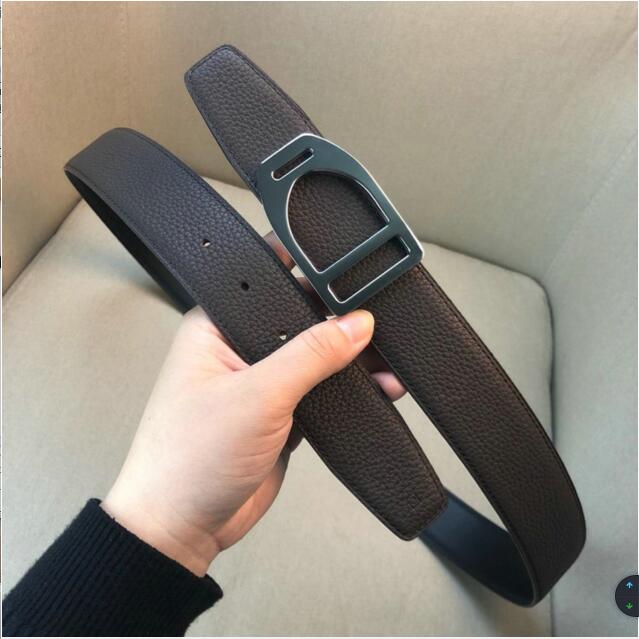 エルメス HERMES  063-HEP0739 2019年最新入荷 リバーシブルベルト エトリエ ベルトバックル 幅3.8cm メンズ トリヨンクレマンス
