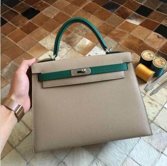 エルメス HERMES  063-HKL28RSFG 2019年最新入荷 ケリー 28 トートバッグ 2way ショルダーバッグ レディースかばん ヴォーエプソン