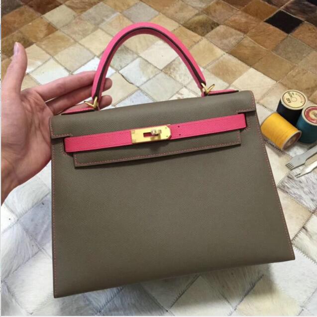 エルメス HERMES  063-HKL28RSHF 2019年最新入荷 ケリー 28 トートバッグ 2way ショルダーバッグ レディースかばん ヴォーエプソン