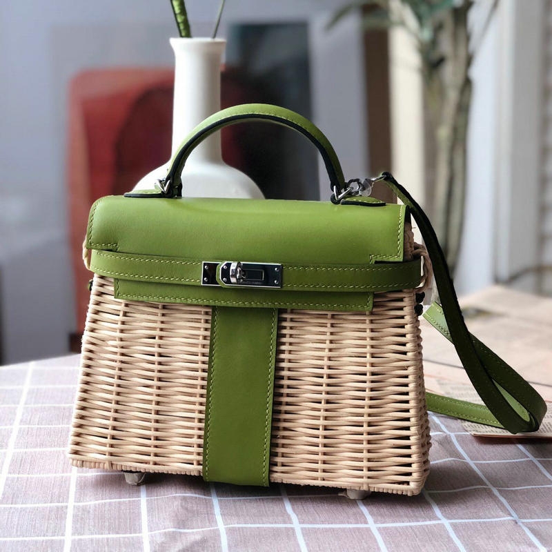 エルメス HERMES  063-HKLP20GL 2019年最新入荷 ケリー トートバッグ 2way ショルダーバッグ ピクニックBAGGU レディースかばん
