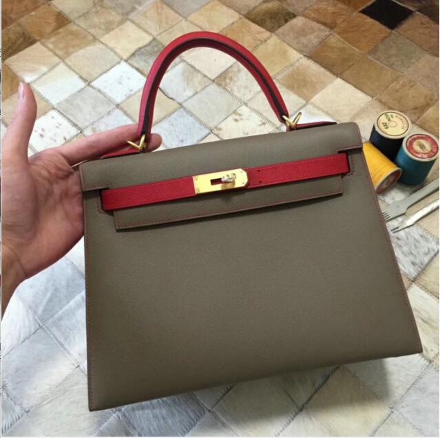 エルメス HERMES  063-HKL28RSHR 2019年最新入荷 ケリー 28 トートバッグ 2way ショルダーバッグ レディースかばん ヴォーエプソン