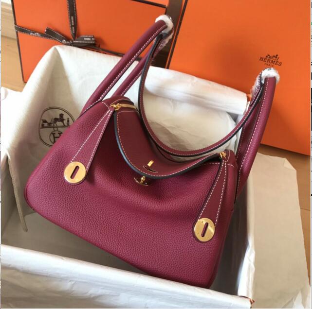 エルメス HERMES  063-HLD1059BR 2019年最新入荷 リンディ 斜めがけ ショルダーバッグ レディースかばん トリヨンクレマンス 手縫い