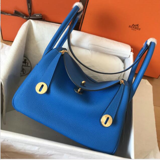 エルメス HERMES  063-HLD1059QL 2019年最新入荷 リンディ 斜めがけ ショルダーバッグ レディースかばん トリヨンクレマンス 手縫い