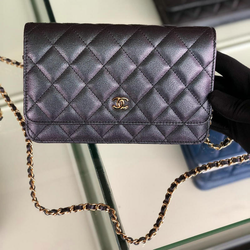 シャネル CHANEL  063-CH33814ZG 2019年最新作 クラシック チェーンウォレット 斜めがけ ショルダーバッグ フラップバッグ