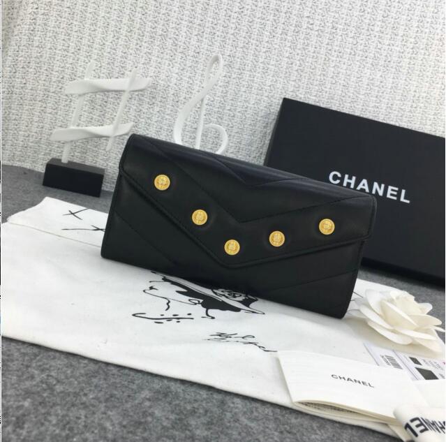 シャネル CHANEL  063-CH70321 2019年最新作 二つ折り長財布 ロングウォレット小銭入れ 札入れ カードポケット