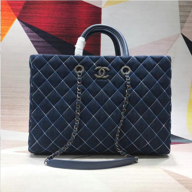 シャネル CHANEL 063-CH98127SL  2019年最新作 ハンドバッグ トートバッグ ショッピングバッグ ママバッグ デニム
