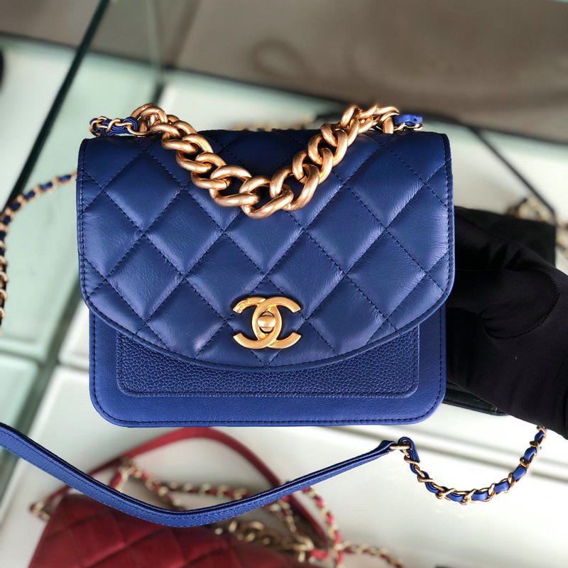 シャネル CHANEL 063-CH0784 2019年最新作 フラップバッグ ミニかばん ショルダーバッグ トートバッグ カーフスキン