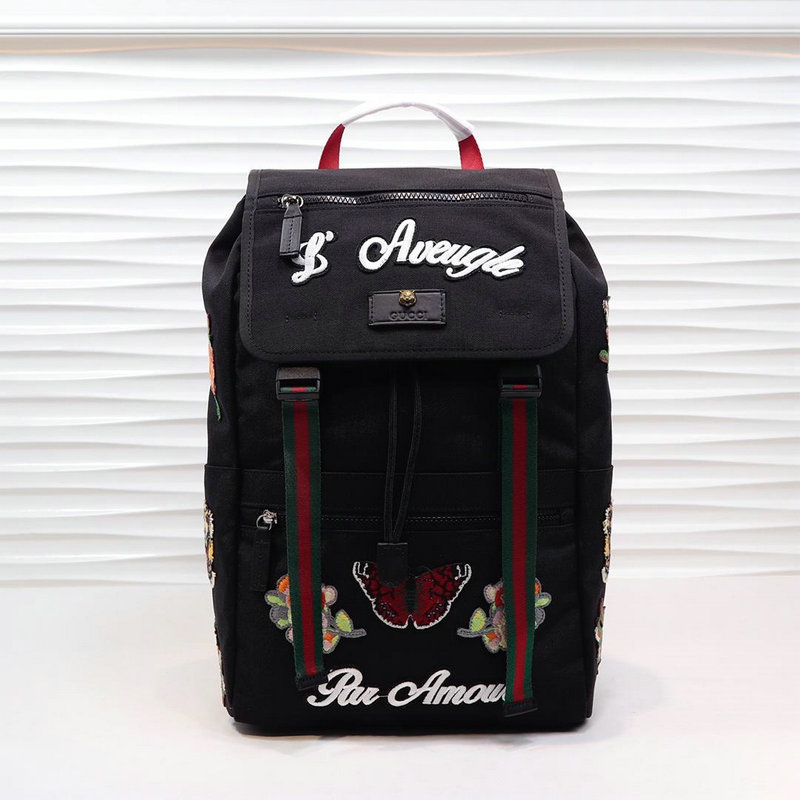 商品名称：グッチ GUCCI  057-GG450982Y 2019年最新入荷 バックパック リュック メンズ レディース リュックサック テクノ キャンパス 黒 ブラック