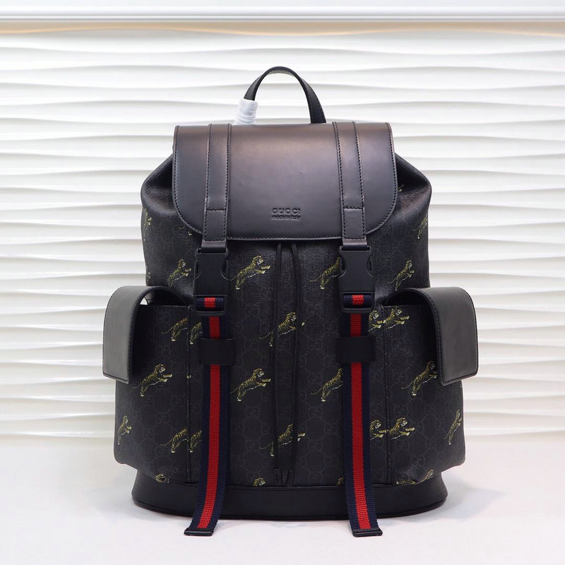 グッチ GUCCI 057-GG495563MF　2019年最新入荷 ソフト GGスプリーム キャンバス バックパック メンズ リュック 大容量 リュックサック 黒