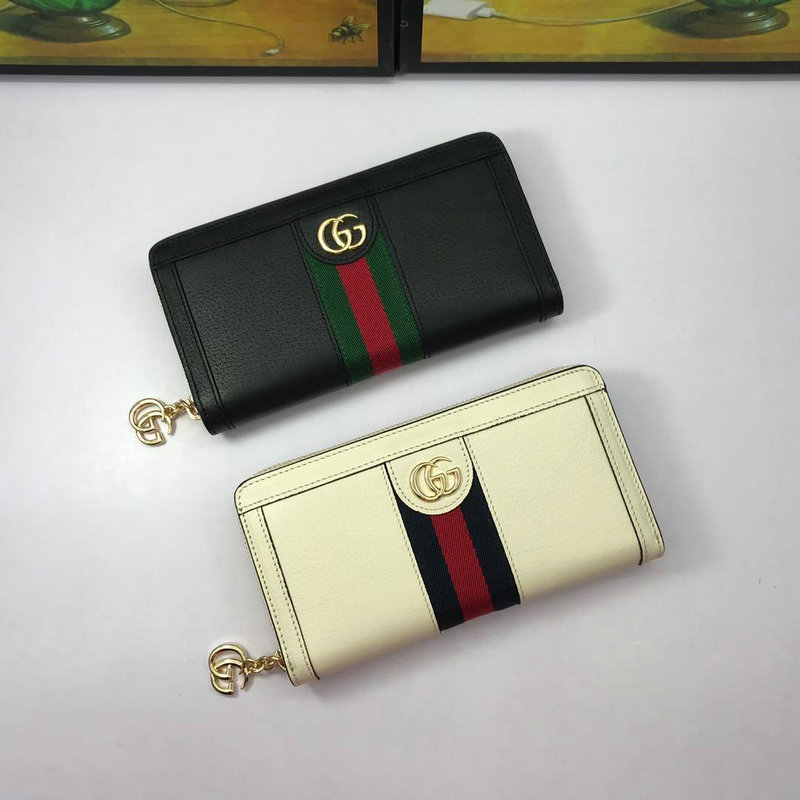 グッチ GUCCI  057-GG523154P 2019年最新入荷 オフィディア GG ジップアラウンドウォレット ファスナー長財布 カーフスキン