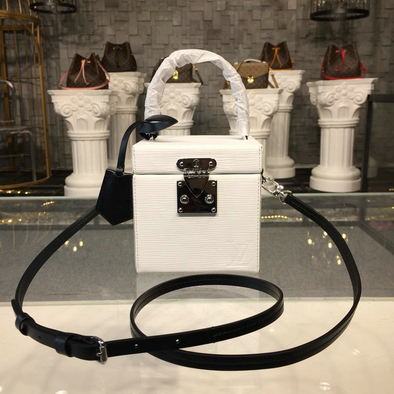 ルイヴィトン LOUISVUITTON  057-M52466B 2019年最新入荷 ブリーカー ボックス トートバッグ 2way ショルダーバッグ エピレザー レディース