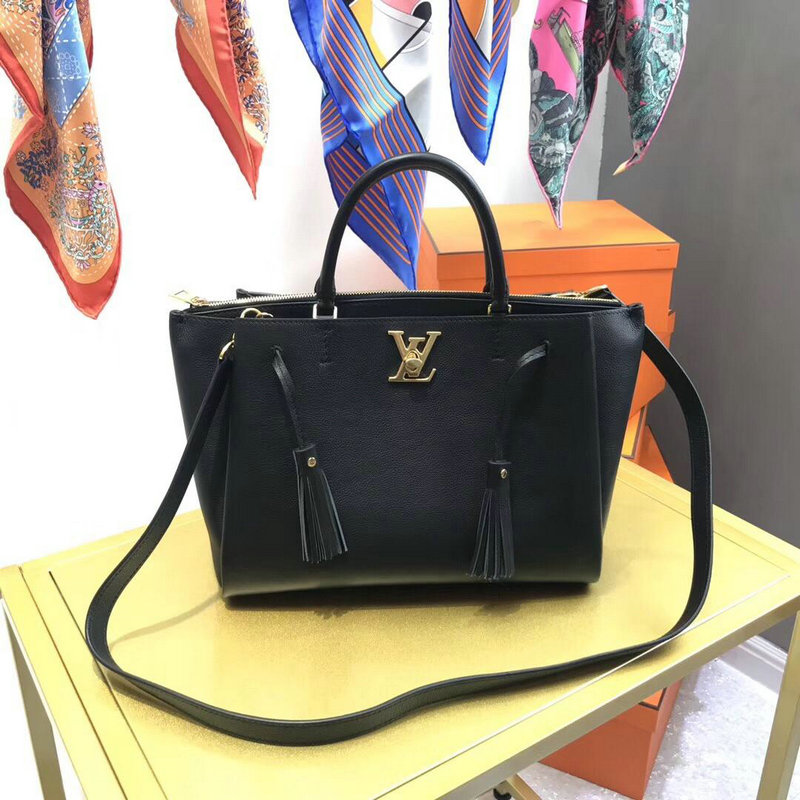 ルイヴィトン LOUISVUITTON  057-M54569 2019年最新入荷 ロックミート トップハンドバッグ 2way ショルダーバッグ カーフレザー