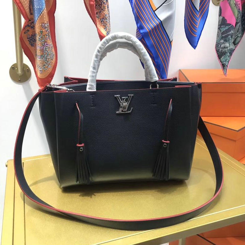 ルイヴィトン LOUISVUITTON  057-M54571 2019年最新入荷 ロックミート トップハンドバッグ 2way ショルダーバッグ カーフレザー