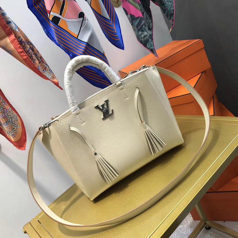 ルイヴィトン LOUISVUITTON  057-M54571B 2019年最新入荷 ロックミート トップハンドバッグ 2way ショルダーバッグ カーフレザー