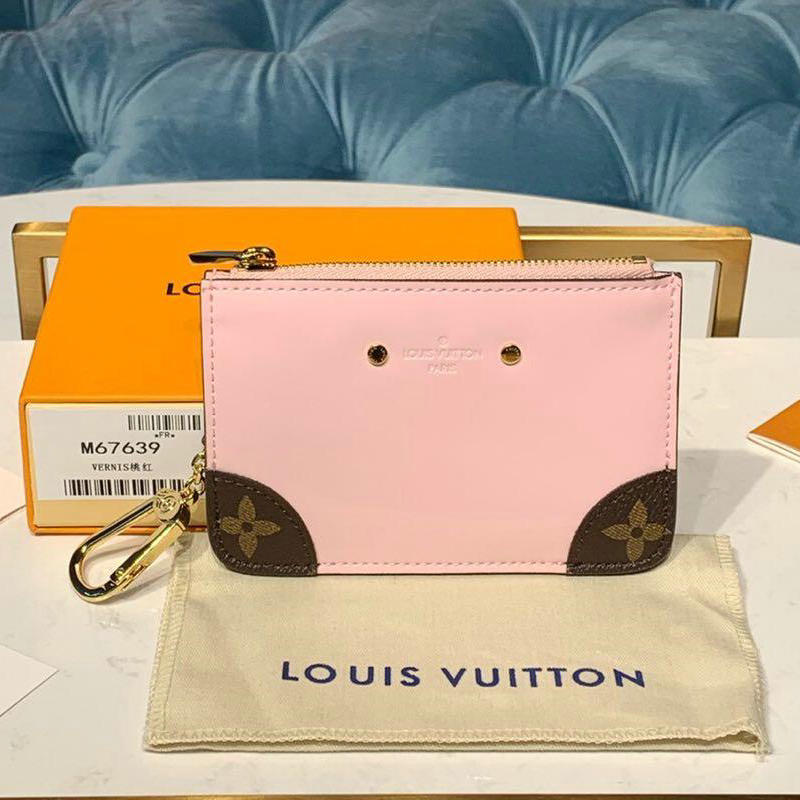 ルイヴィトン LOUISVUITTON  057-M63853 2019年最新入荷 ポシェット クレ 小銭入れ キーケース ジップコインケース ヴェルニ