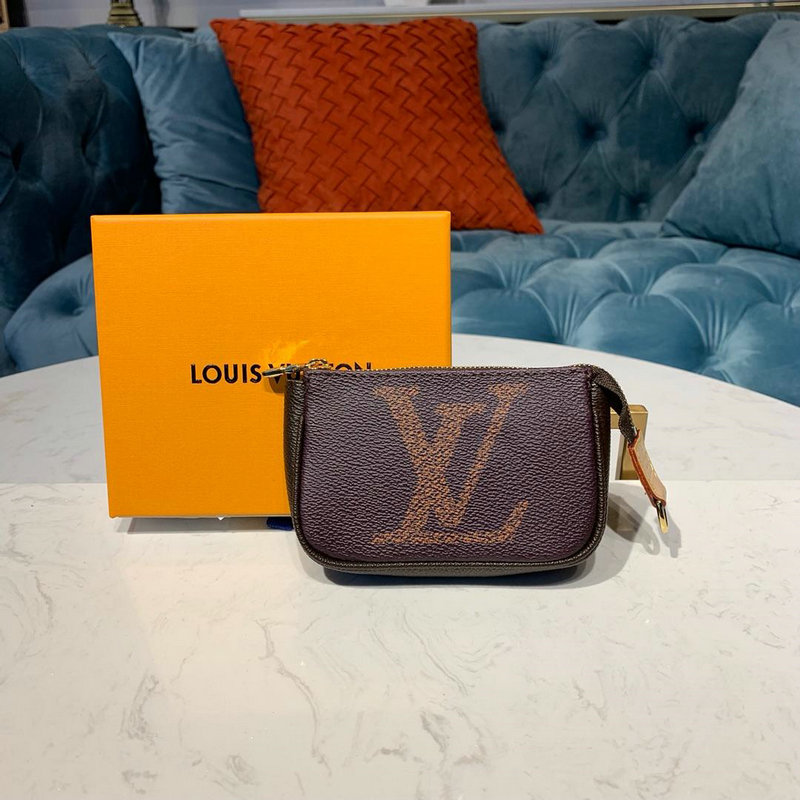 ルイヴィトン LOUISVUITTON  057-M67579C 2019年最新入荷 ミニポシェット アクセソワール 小銭入れ ジップコインケース ファスナー短財布 モノグラム