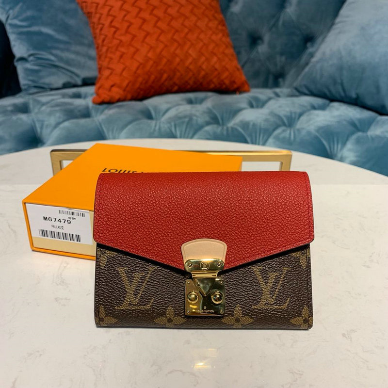ルイヴィトン LOUISVUITTON  057-M67478 2019年最新入荷 ポルトフォイユ パラス コンパクト 二つ折り短財布 モノグラムキャンバス