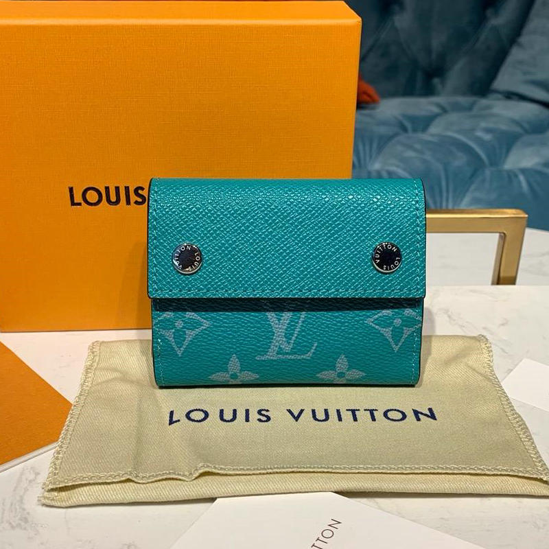 ルイヴィトン LOUISVUITTON  057-M67626 2019年最新入荷 ディスカバリー コンパクト ウォレット 三つ折り短財布 タイガレザー 札入れ
