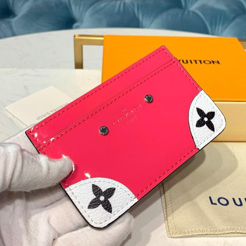 ルイヴィトン LOUISVUITTON  057-M67639 2019年最新入荷 ポルトカルトサンプル カードケース ヴェルニレザー パテントレザー 名刺入れ