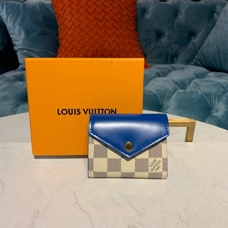 ルイヴィトン LOUISVUITTON  057-N60219 2019年最新入荷 ポルトフォイユ ゾエ 三つ折り短財布 モノグラムキャンパス 小銭入れ カード入れ 札入れ