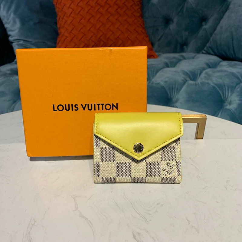 ルイヴィトン LOUISVUITTON  057-N60220 2019年最新入荷 ポルトフォイユ ゾエ 三つ折り短財布 モノグラムキャンパス 小銭入れ カード入れ 札入れ