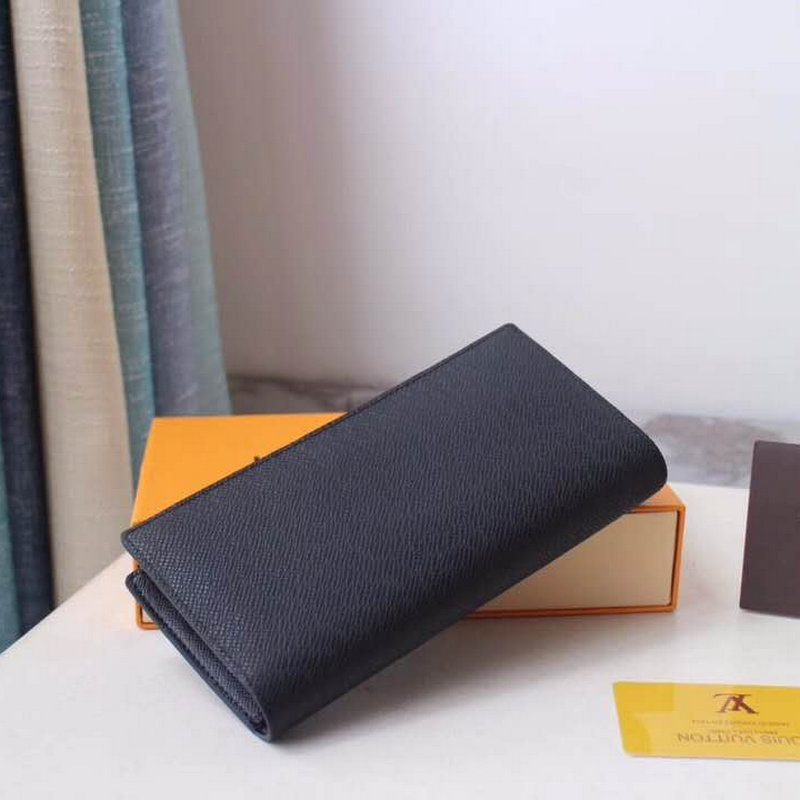 ルイヴィトン LOUISVUITTON  025-M30252 2019年最新入荷 二つ折り長財布 ロングウォレット タイガレザー 黒 メンズ レディース