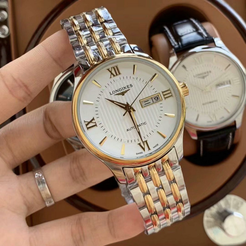 ロンジン LONGINES  ZX-LGT19021 2019年最新入荷 フラッグシップ ウォッチ オートマチック 腕時計 ステンレスベルト 自動巻き 機械式時計