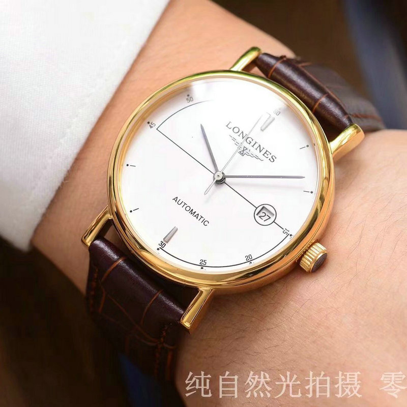 ロンジン LONGINES  ZX-LGT19023 2019年最新入荷 プレザンス ウォッチ オートマチック 腕時計 本革ベルト 自動巻き 機械式 時計