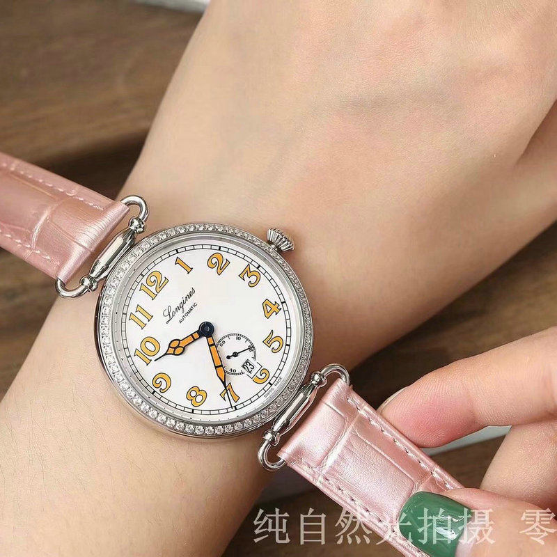 ロンジン LONGINES  LGT19026 2019年最新入荷 ウォッチ クォーツ 腕時計 本革ベルト ウィメンズ 機械式時計 カレンダー付き レディース