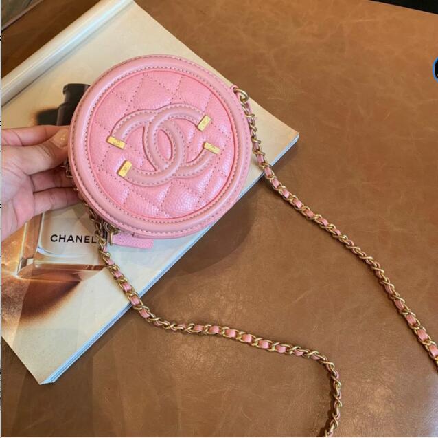 商品名称：シャネル CHANEL 063-CH81599F 2019年最新作 ミニ ラウンドバッグ 斜め掛け ショルダーバッグ レディース イブニングバッグ