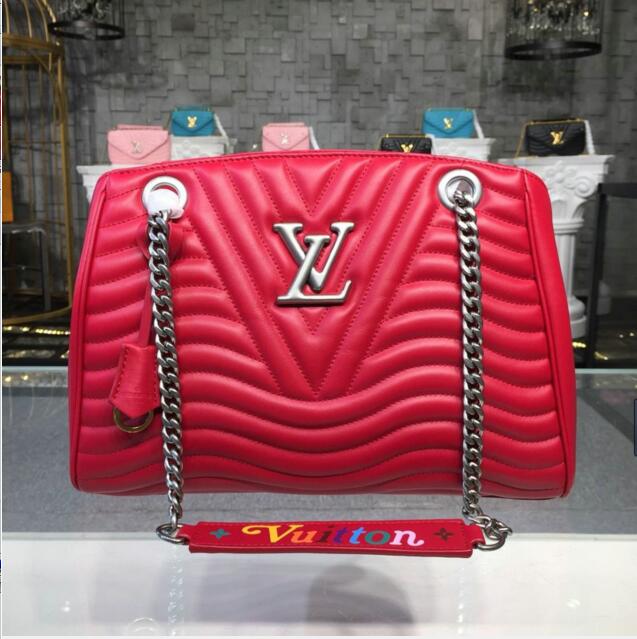 ルイヴィトン LOUISVUITTON  057-M51497 2019年最新入荷 ニューウェーブ チェーントートバッグ ショルダーバッグ スムースカーフレザー