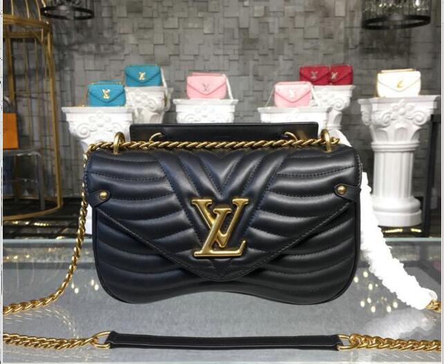 ルイヴィトン LOUISVUITTON  057-M51498  2019年最新入荷 ニューウェーブ チェーンバッグ MM ショルダーバッグ スムースカーフレザー