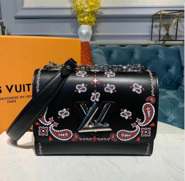 商品名称：ルイヴィトン LOUISVUITTON  057-M53929 2019年最新入荷 ツイスト MM ショルダーバッグ エピレザー フラワーポイント