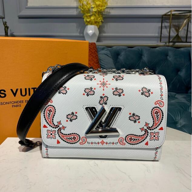 商品名称：ルイヴィトン LOUISVUITTON  057-M53929B 2019年最新入荷 ツイスト MM ショルダーバッグ エピレザー フラワーポイント