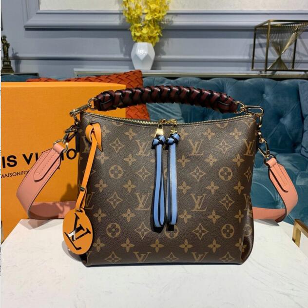 商品名称：ルイヴィトン LOUISVUITTON  057-M55090 2019年最新入荷 ミニジップドホーボー ショルダーバッグ モノグラムキャンパス トートバッグ
