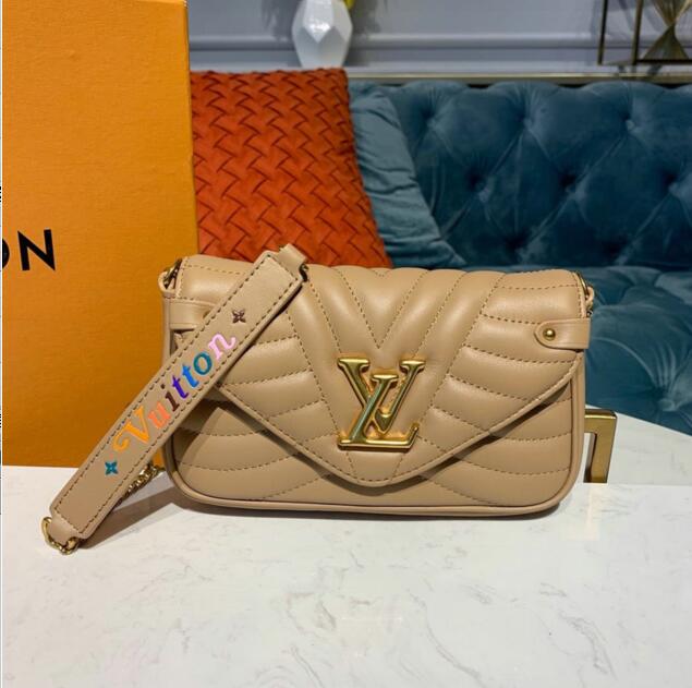 商品名称：ルイヴィトン LOUISVUITTON  057-M68479 2019年最新入荷 ポシェット ニューウェーブ チェーンウォレット ショルダーバッグ スムースカーフレザー