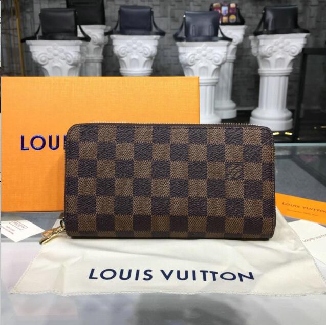 商品名称：ルイヴィトン LOUISVUITTON  057-N62732 2019年最新入荷 ドゥーブル ジップ ジッピーウォレット ダブル ファスナー長財布 ダミエエベヌキャンパス