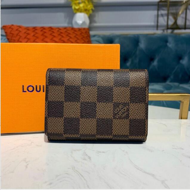 ルイヴィトン LOUISVUITTON  057-N63338C 2019年最新入荷 アンヴェロップ カルト ドゥ ヴィジット 名刺入れ カードケース カードホルダー ダミエエベヌキャンパス
