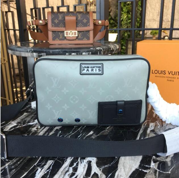 ルイヴィトン LOUISVUITTON  057-M44169 2019年最新入荷 アルファ メッセンジャーバッグ ショルダーバッグ モノグラムサテライト