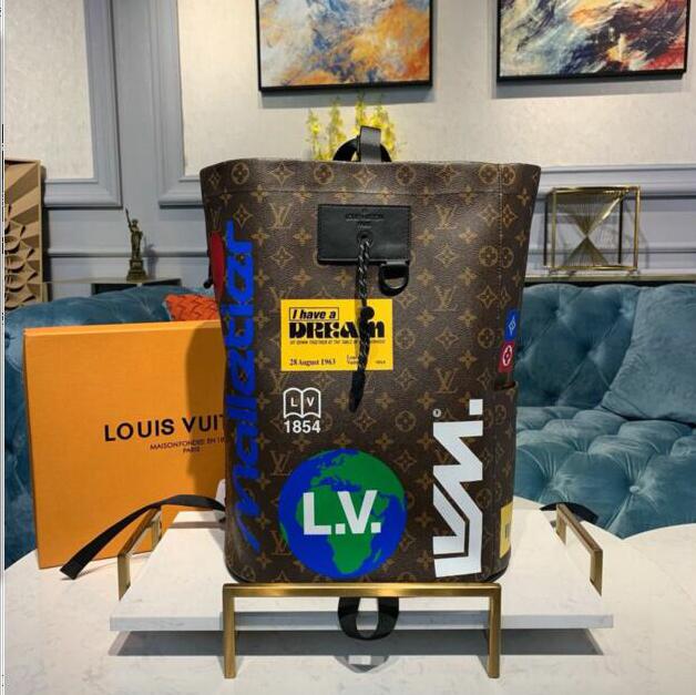 ルイヴィトン LOUISVUITTON  057-M44615 2019年最新入荷 チョーク バックパック メンズ リュック スリング リュックサック モノグラムキャンバス 大容量