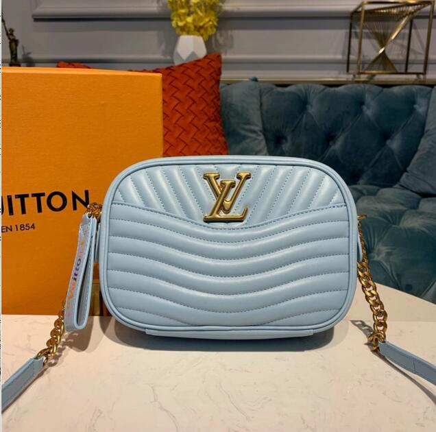 ルイヴィトン LOUISVUITTON  057-M55329 2019年最新入荷 ニューウェーブ カメラバッグ 斜め掛け ショルダーバッグ スムースカーフレザー
