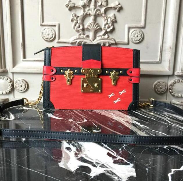 商品名称：ルイヴィトン LOUISVUITTON  057-M51698R 2019年最新入荷 トランク クラッチバッグ ショルダーバッグ チェーンウォレット エピレザー