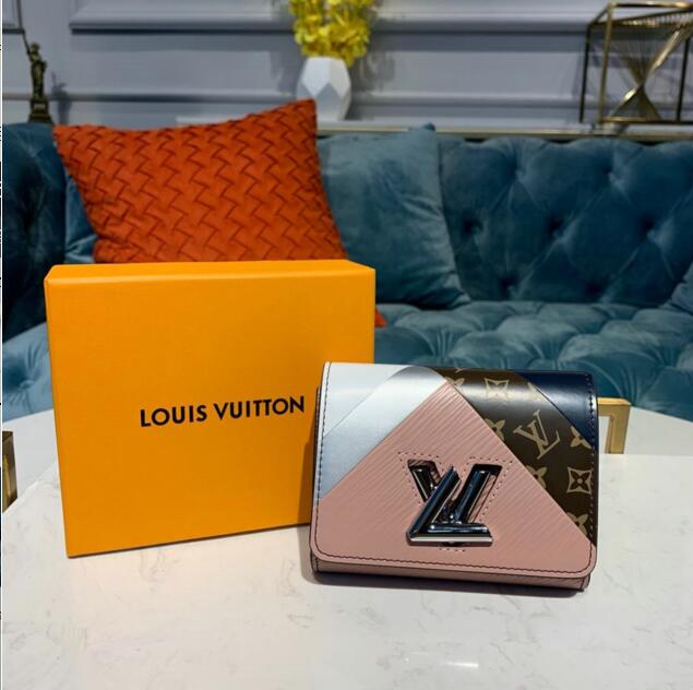 ルイヴィトン LOUISVUITTON  057-M67799F 2019年最新入荷 ポルトフォイユ ツイスト 三つ折短財布 カードケース 小銭入れ エピレザー