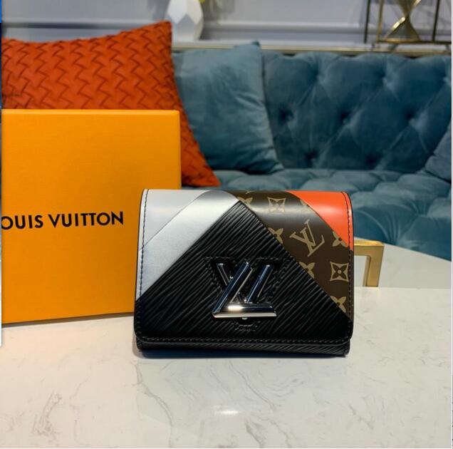 商品名称：ルイヴィトン LOUISVUITTON  057-M67799H 2019年最新入荷 ポルトフォイユ ツイスト 三つ折短財布 カードケース 小銭入れ エピレザー
