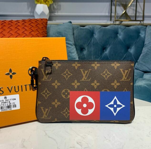 ルイヴィトン LOUISVUITTON  057-M67814 2019年最新入荷 ジップド ポーチ MM 手持ちかばん クラッチバッグ モノグラムキャンパス