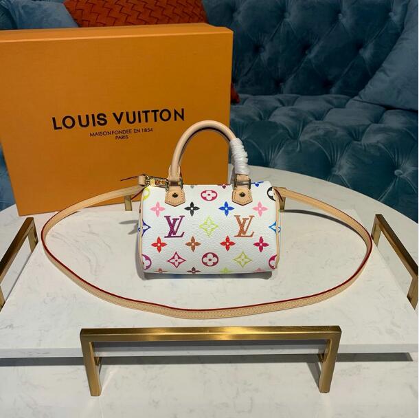 ルイヴィトン LOUISVUITTON  057-M92645 2019年最新入荷 ナノ スピーディ ミニバッグ トートバッグ 2way ショルダーバッグ