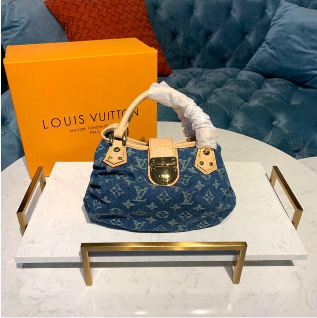 ルイヴィトン LOUISVUITTON  057-M95020 2019年最新入荷 トートバッグ ハンドバッグ デニム